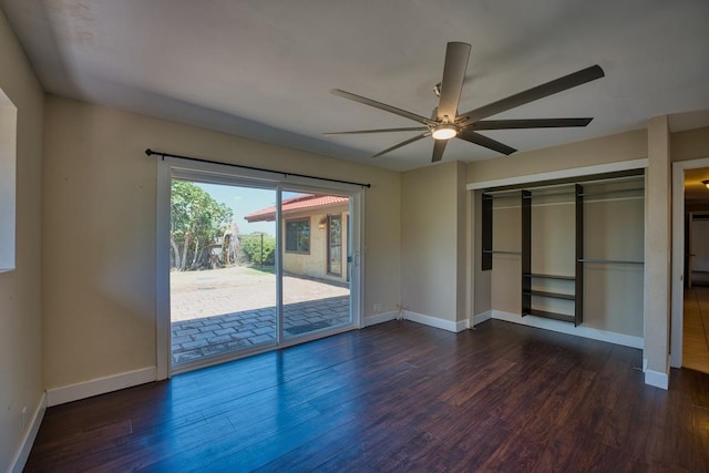 68-1768 Niu Haohao Pl, Waikoloa, HI 96738 - unfurnished room featuring wood finished floors and a ceiling fan