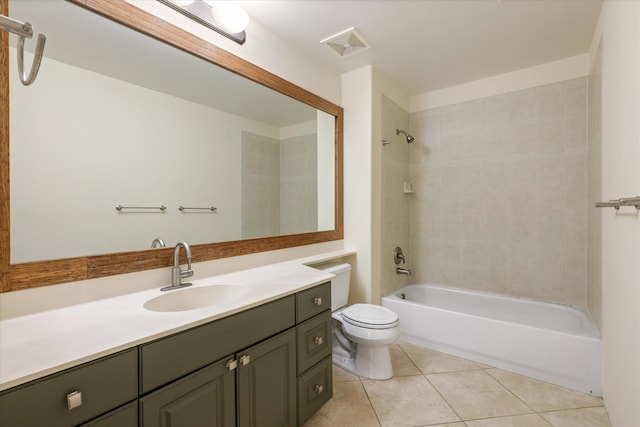 75-6060 Kuakini Hwy Unit E4, Kailua-Kona, HI 96740 - bathroom with vanity, tile patterned floors, and shower / tub combination