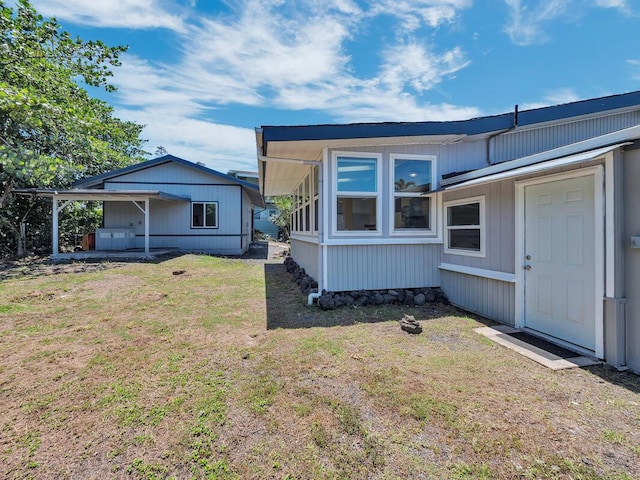 15-974 Paradise Ala Kai Dr, Keaau, HI 96749 - view of side of property with a yard