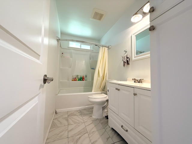 16-2110 Pearl Dr, Pahoa, HI 96778 - bathroom with marble look tile flooring, vanity, and shower / bath combo