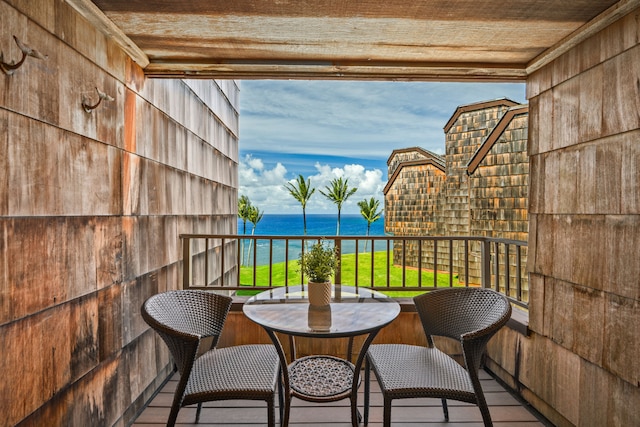 3700 Kamehameha Rd Unit H5, Princeville, HI 96722 - balcony with a water view