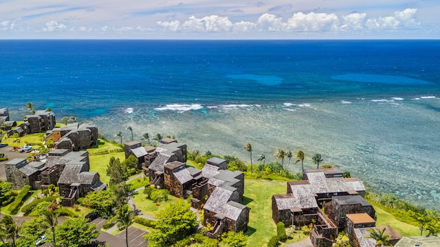 3700 Kamehameha Rd Unit H5, Princeville, HI 96722 - aerial perspective of suburban area featuring a large body of water