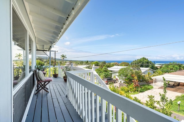 76-6132 Plumeria Rd, Kailua-Kona, HI 96740 - balcony featuring a water view