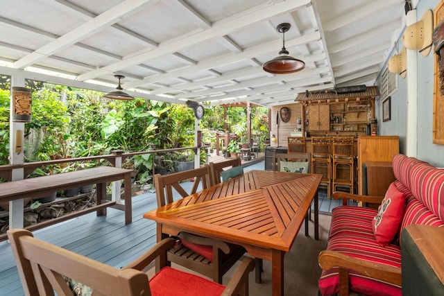 76-6132 Plumeria Rd, Kailua-Kona, HI 96740 - deck with ceiling fan