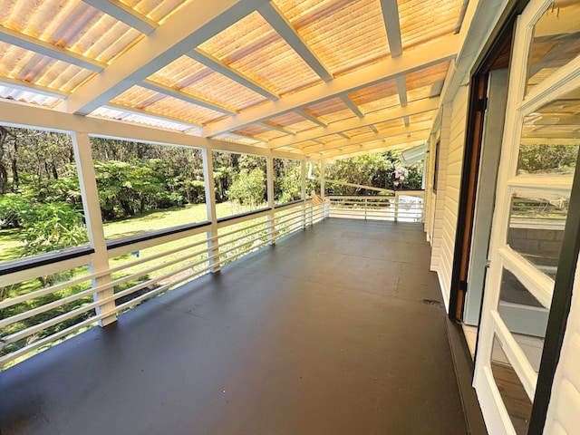 11-3927 8th St, Volcano, HI 96785 - view of patio featuring view of wooded area