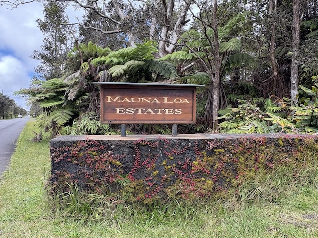 11-3927 8th St, Volcano, HI 96785 - view of community sign