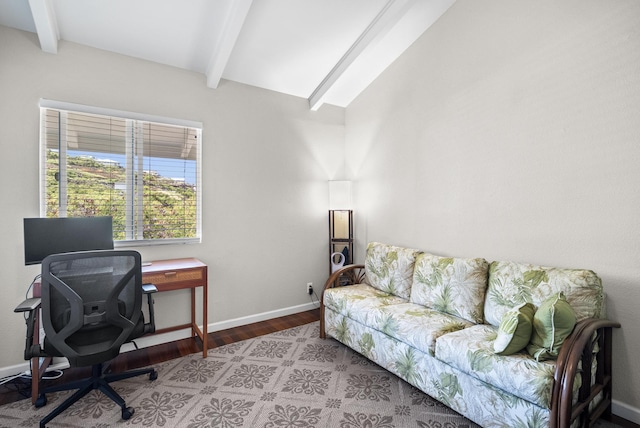 88-1557 Umi Ave, Captain Cook, HI 96704 - office area with wood finished floors and baseboards