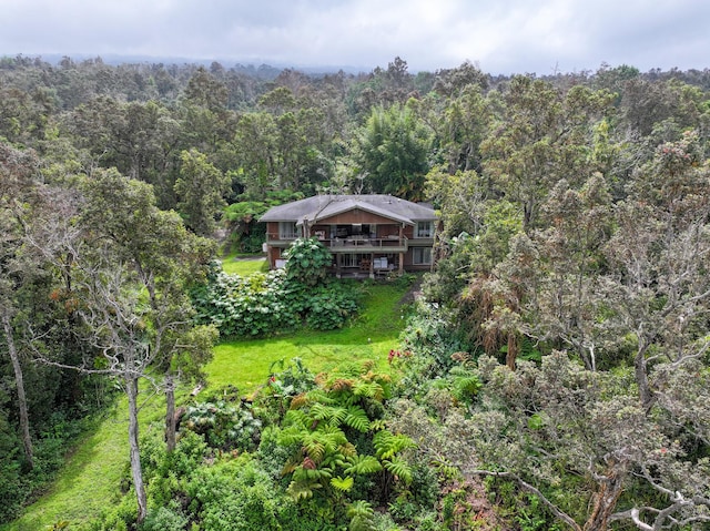73-1599 Hao St, Kailua-Kona, HI 96740 - view of subject property with a heavily wooded area