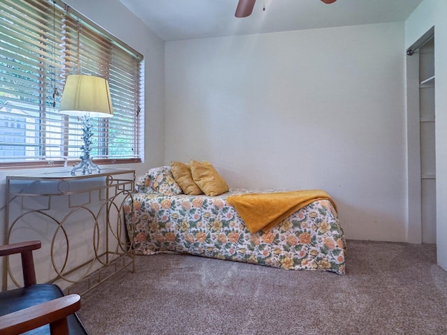 73-1599 Hao St, Kailua-Kona, HI 96740 - carpeted bedroom featuring a ceiling fan