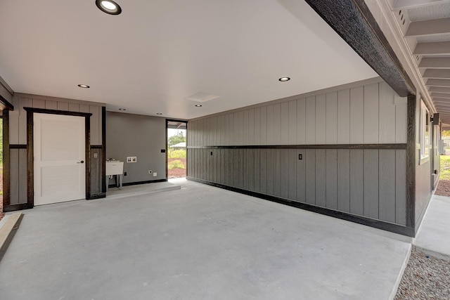 16-2069 Azure Dr, Pahoa, HI 96778 - garage with recessed lighting