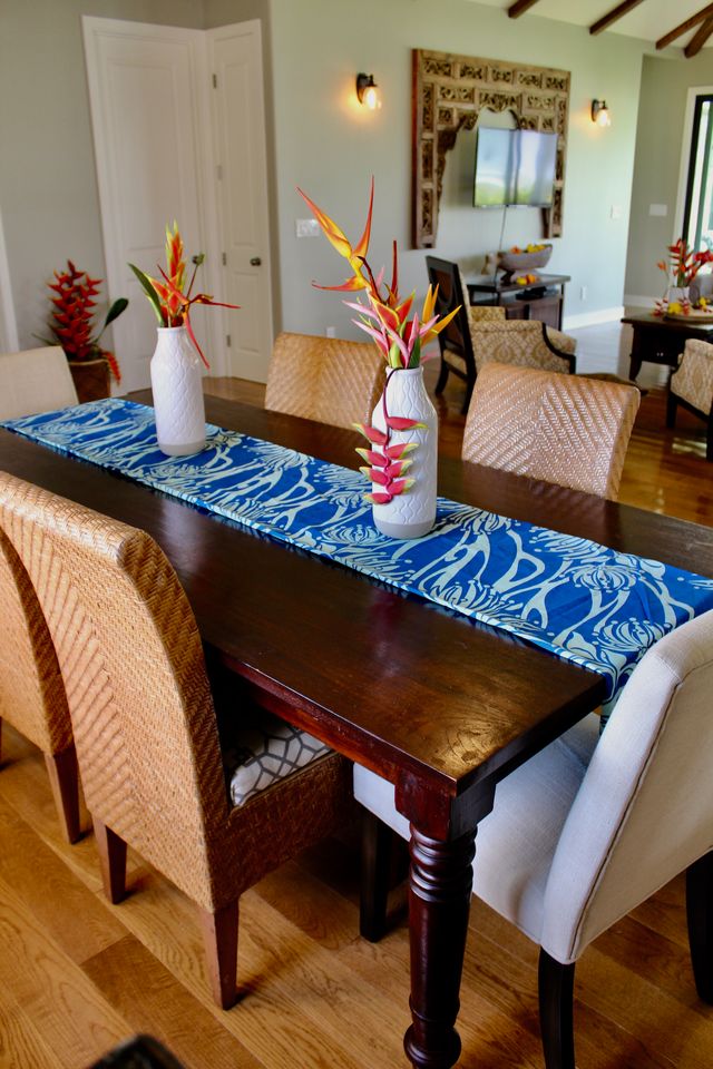 5414 Nakoa St, Koloa, HI 96756 - dining area featuring wood finished floors