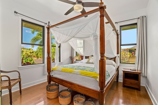 5414 Nakoa St, Koloa, HI 96756 - bedroom with wood finished floors