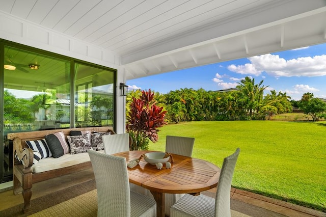 5414 Nakoa St, Koloa, HI 96756 - view of patio with outdoor dining area
