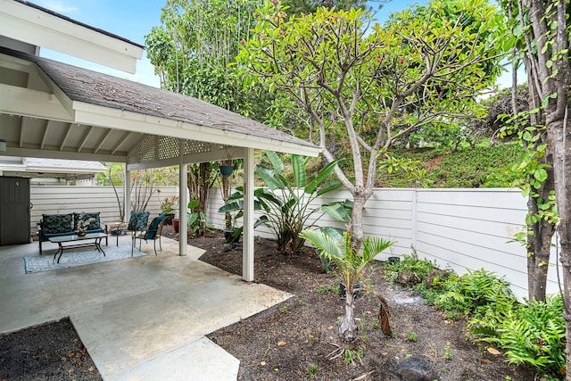 75-217 Nani Kailua Dr Unit 157, Kailua-Kona, HI 96740 - fenced backyard featuring an outdoor living space, a patio, and a gazebo