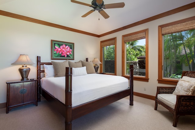 72-106 Hainoa Pl Unit 4, Kailua-Kona, HI 96740 - bedroom with light colored carpet and ceiling fan