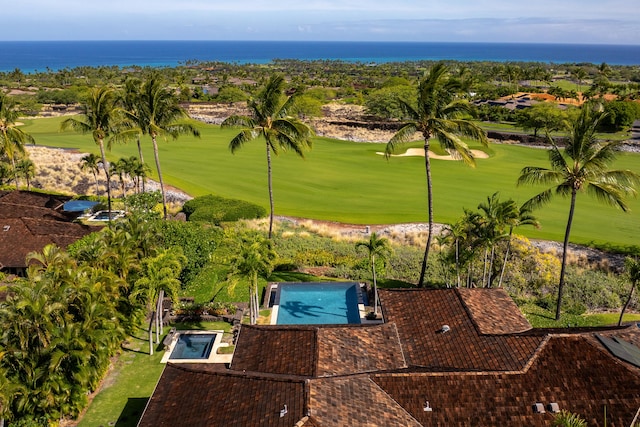 72-106 Hainoa Pl Unit 4, Kailua-Kona, HI 96740 - bird's eye view of a nearby body of water and a local golf course