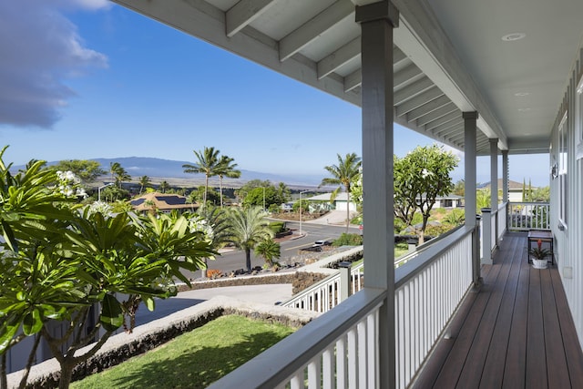 68-3609 Eleele St, Waikoloa, HI 96738 - view of wooden terrace
