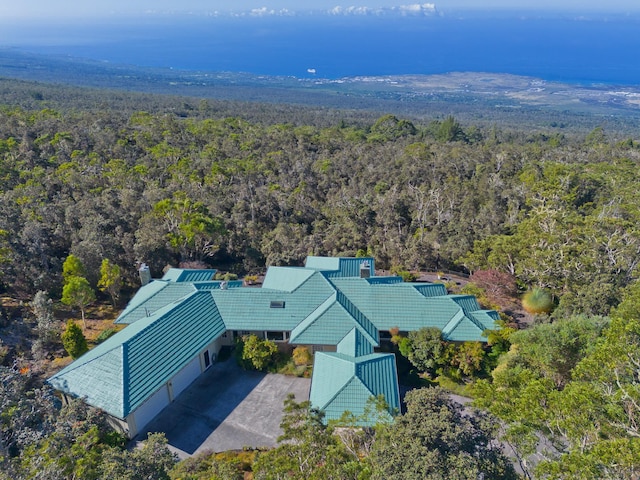 73-4310 Huehue St, Kailua-Kona, HI 96740 - aerial view of property and surrounding area with a forest