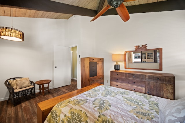 4701 Kawaihau Rd Unit B201, Kapaa, HI 96746 - bedroom featuring wood ceiling and wood finished floors