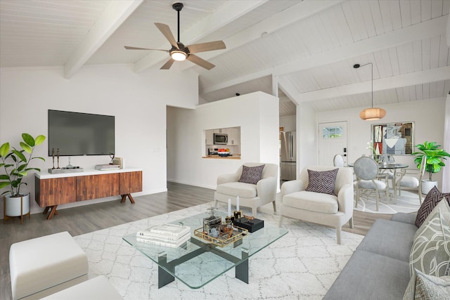 73-4338 Napoo Pl, Kailua-Kona, HI 96740 - living room featuring wood finished floors and a ceiling fan