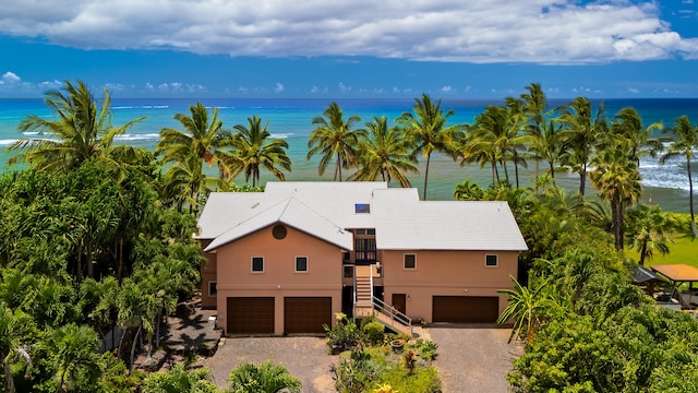 4491 Kikiaola Pl, Kekaha, HI 96752 - view from above of property with a nearby body of water