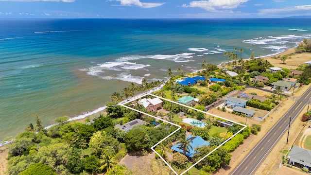 4491 Kikiaola Pl, Kekaha, HI 96752 - aerial view of property's location featuring extended coastline and property parcel outlined
