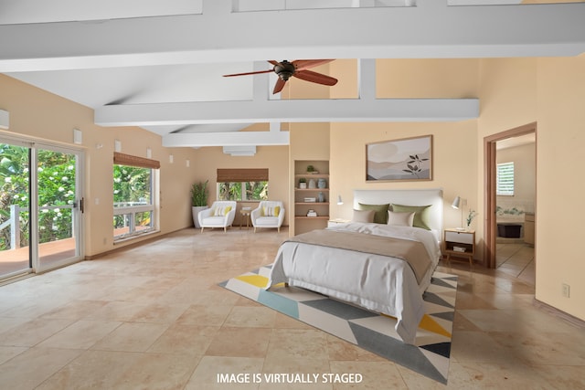 4491 Kikiaola Pl, Kekaha, HI 96752 - bedroom with access to exterior and a wall mounted AC