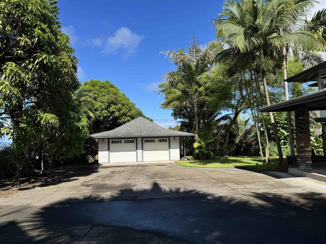 78-6694 Mamalahoa Hwy, Holualoa, HI 96740 - view of detached garage