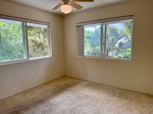 78-6694 Mamalahoa Hwy, Holualoa, HI 96740 - carpeted empty room featuring a ceiling fan