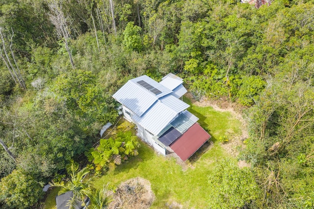 12-557 Hawaii St, Pahoa, HI 96778 - view from above of property featuring a heavily wooded area