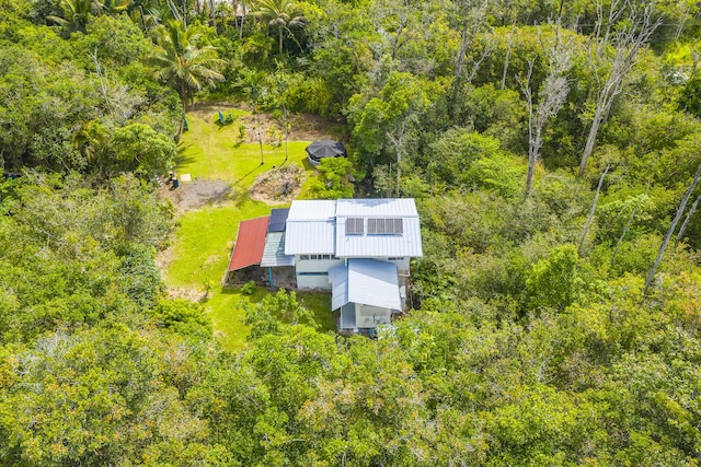 12-557 Hawaii St, Pahoa, HI 96778 - aerial view of property and surrounding area with a forest