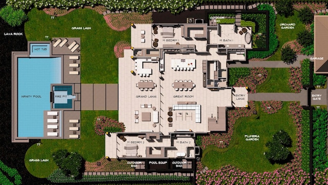 68-1006 Ke Kailani Dr, Kamuela, HI 96743 - drone / aerial view