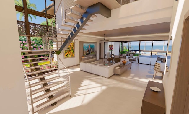 68-1006 Ke Kailani Dr, Kamuela, HI 96743 - community lobby featuring stairs and a water view