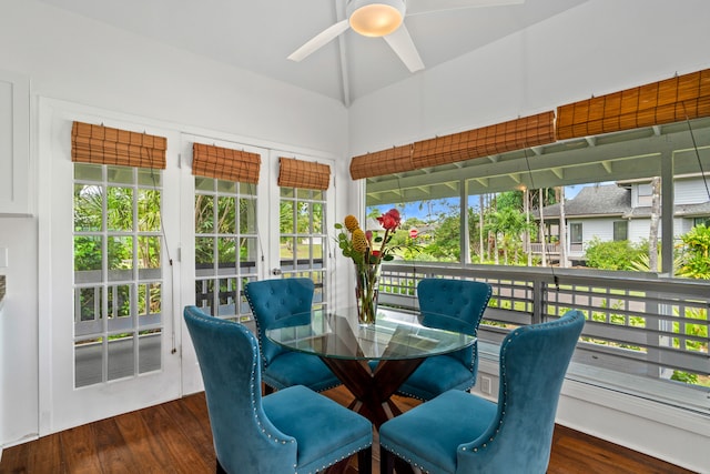 3795 Kelii Pl, Princeville, HI 96722 - sunroom / solarium featuring wood finished floors, french doors, and a deck