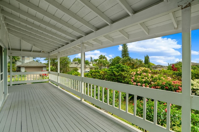 3795 Kelii Pl, Princeville, HI 96722 - view of deck