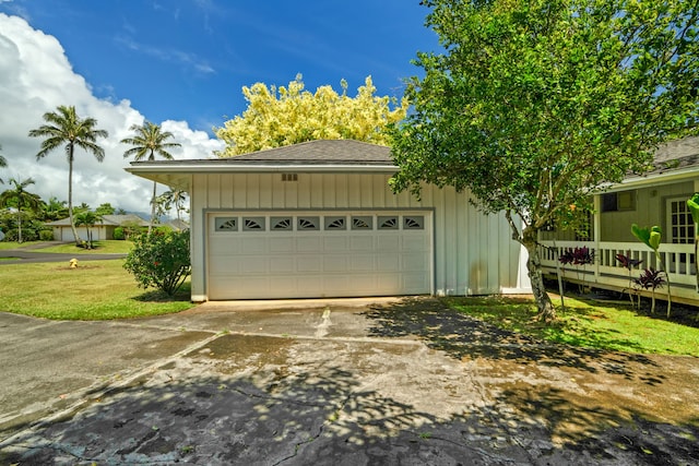 3795 Kelii Pl, Princeville, HI 96722 - garage featuring concrete driveway