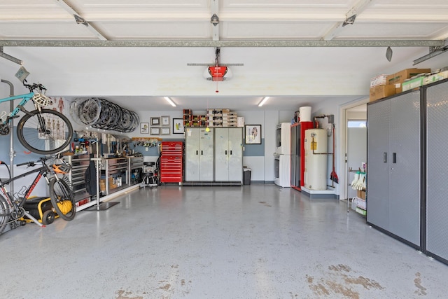 55-548 Hawi Rd, Hawi, HI 96719 - garage with a garage door opener and water heater