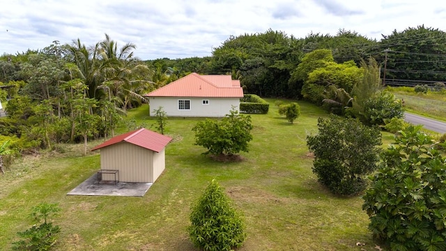 15-1535 1st Ave, Keaau, HI 96749 - view from above of property with a forest