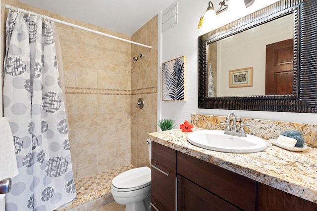 78-6800 Alii Dr Unit 7202, Kailua-Kona, HI 96740 - bathroom featuring vanity and a tile shower