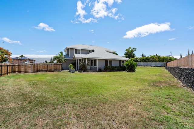 68-1760 Nawili Pl, Waikoloa, HI 96738 - rear view of house featuring a fenced backyard