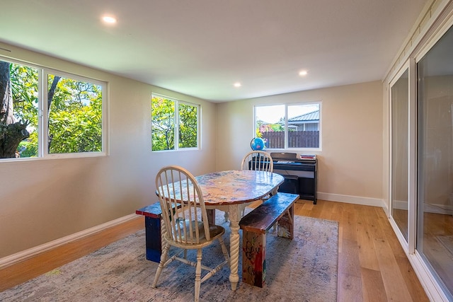 68-1785 Niu Haohao Pl, Waikoloa, HI 96738 - dining area featuring light wood-style flooring and recessed lighting