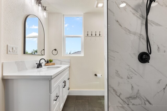 16-2078 Mauna Kea Dr, Pahoa, HI 96778 - bathroom with vanity and a marble finish shower