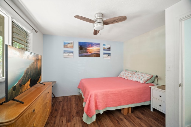 2375 Kipuka St, Koloa, HI 96756 - bedroom featuring wood finished floors and ceiling fan