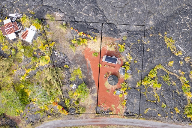 1 Piilani Rd, Pahoa, HI 96778 - aerial view of property's location with property boundaries highlighted