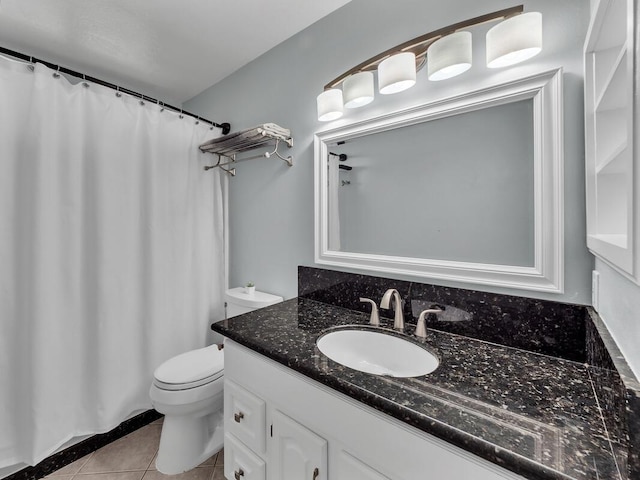 87-3216 Carissa Rd, Captain Cook, HI 96704 - full bath with vanity, tile patterned flooring, and a shower with curtain