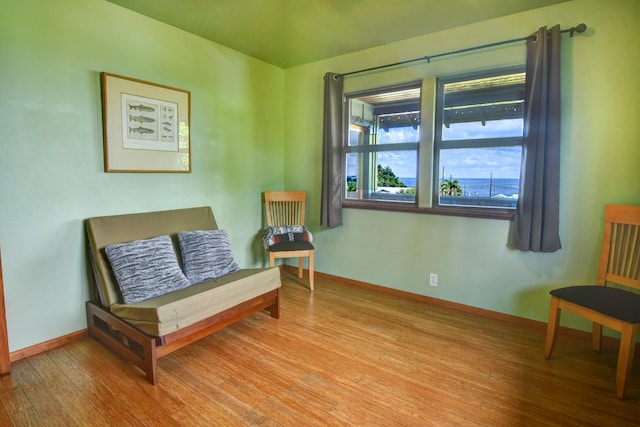 39 Kula Pl Unit 1, Hilo, HI 96720 - living area with wood finished floors and baseboards