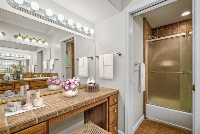 2895 Wawae Rd, Kalaheo, HI 96741 - bathroom featuring bath / shower combo with glass door and vanity