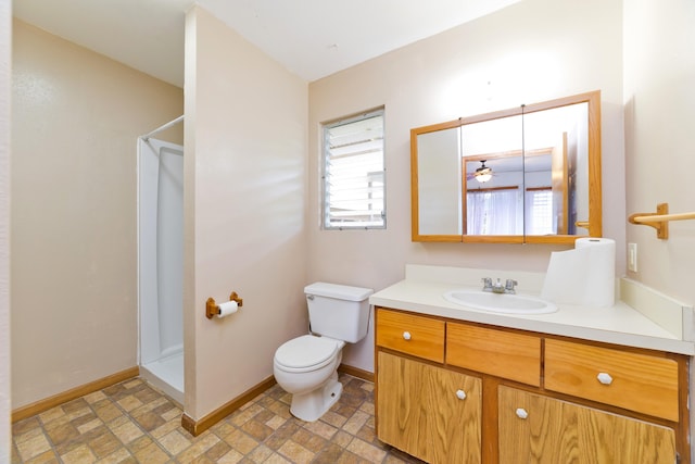 81-6356 Keopuka Pl, Captain Cook, HI 96750 - bathroom featuring healthy amount of natural light, vanity, and a shower stall