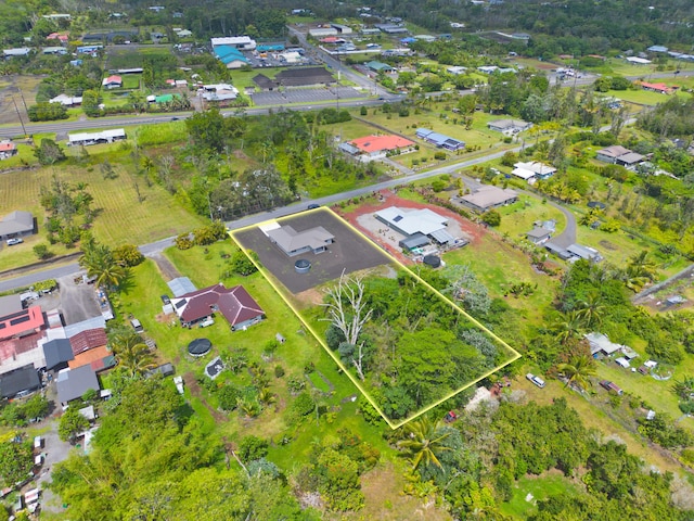15-1713 32nd Ave, Keaau, HI 96749 - aerial view of property's location featuring property boundaries highlighted