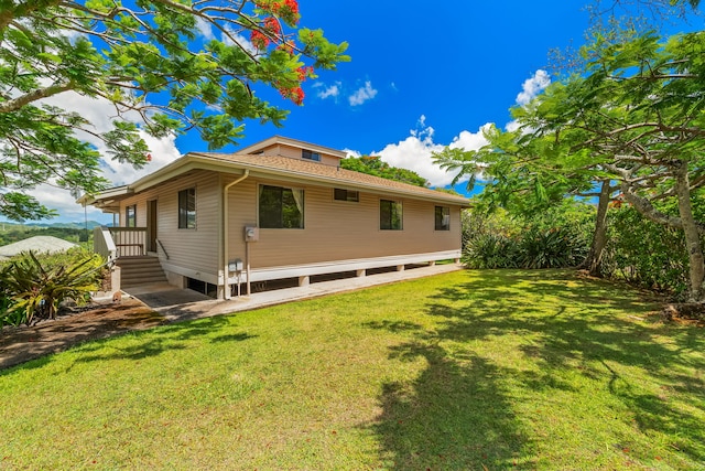 4460 Kai Ikena Dr, Kalaheo, HI 96741 - back of house with a yard